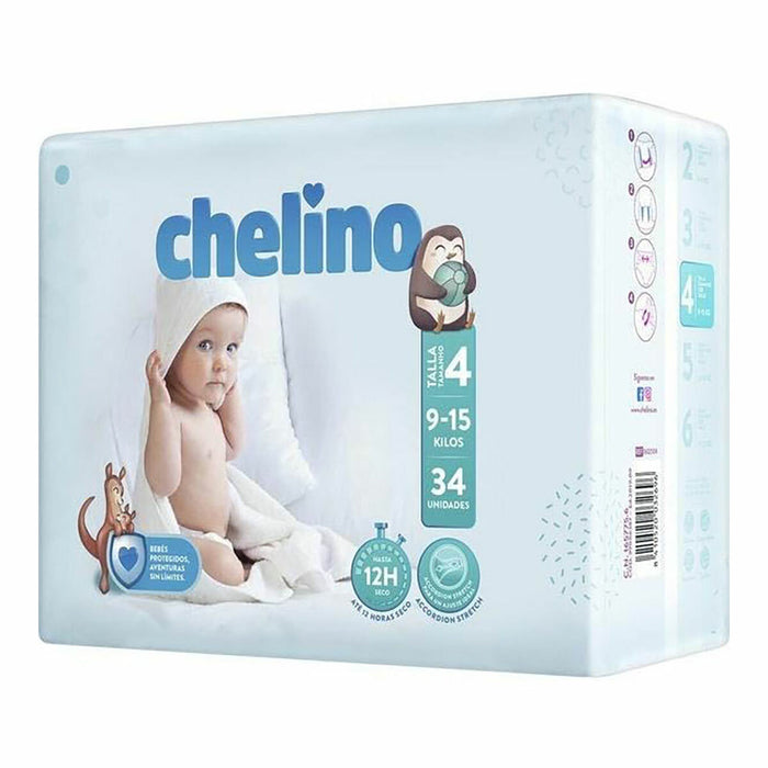 Пелени за еднократна употреба Chelino 3602484 (34 броя)