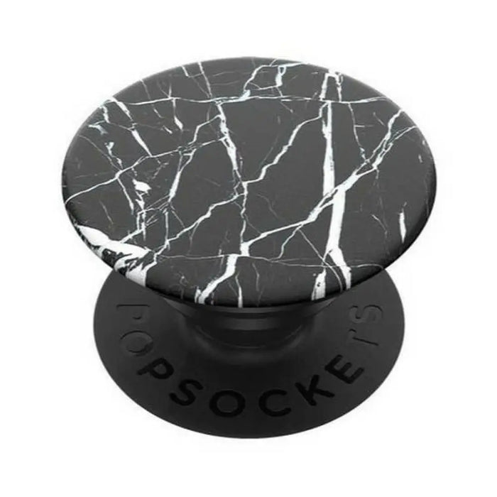 Черен мраморен държач Popsockets 2 и стойка за телефон