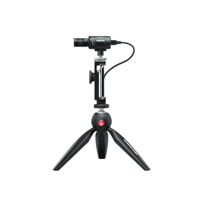 Черен настолен микрофон Shure MV88 + VIDEO KIT