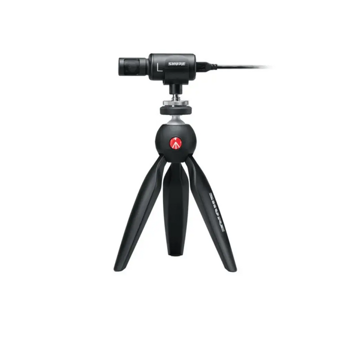 Черен настолен микрофон Shure MV88 + VIDEO KIT