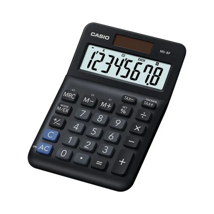 Черен офис калкулатор Casio MS-8F