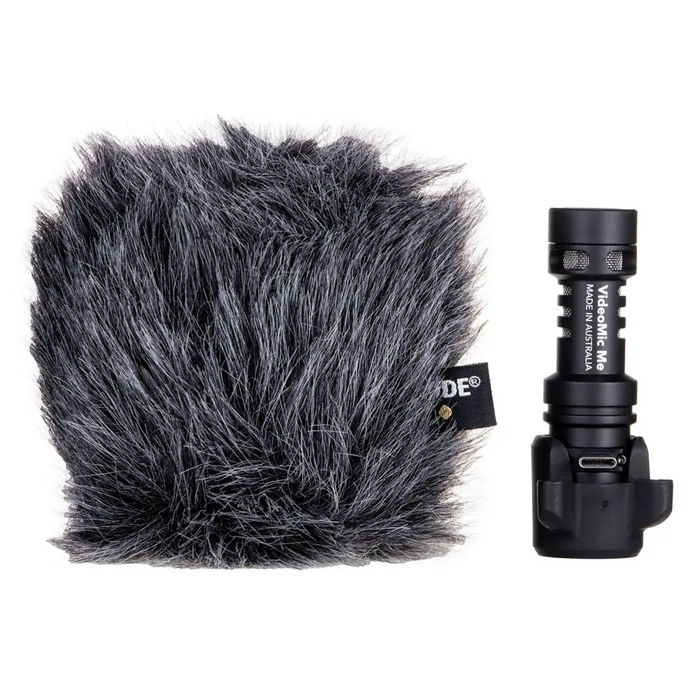 Черен таблетен микрофон RØDE VideoMic Me-C