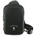 Черна чанта за телефон US Polo Petit Pique Crossbody Arch