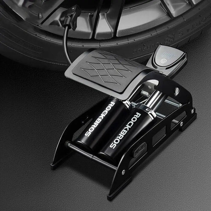 Черна крачна помпа Rockbros 42430001001 с дисплей