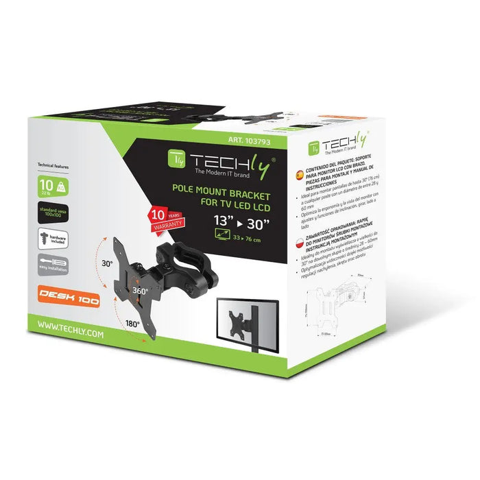 Черно бюро Techly ICALCD100BK