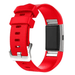 Червена силиконова каишка за Фитбит/Fitbit Charge 2