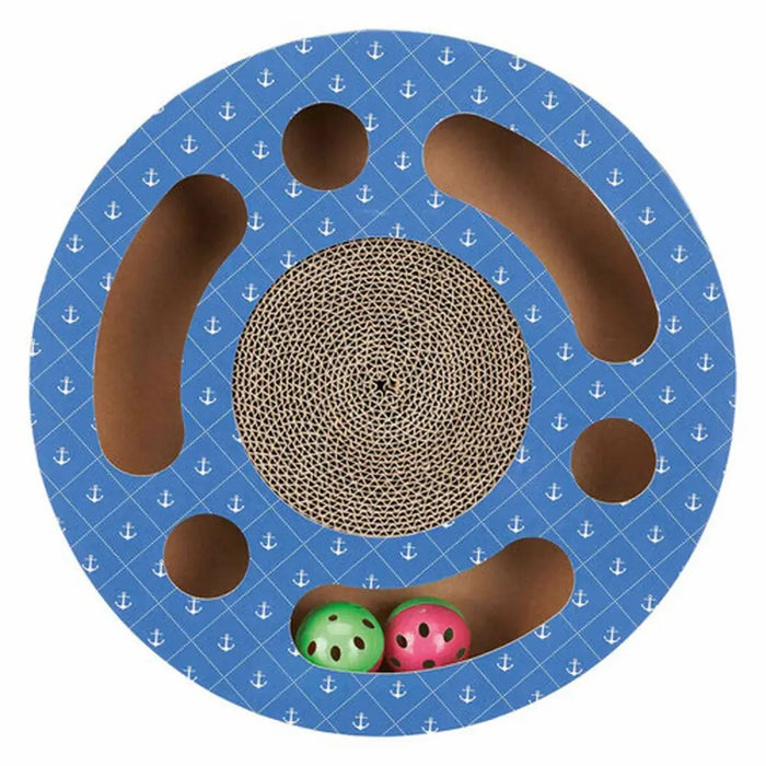 Чесало за Нокти за Котки Trixie Син Картон Пластмаса Ø 33 cm