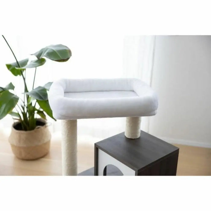 Чесало за Нокти за Котки Kerbl Сив Бял/Черен Сизал