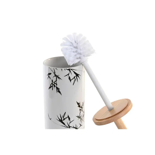 Четка за Баня DKD Home Decor 10 x 10 x 38,5 cm Черен Метал
