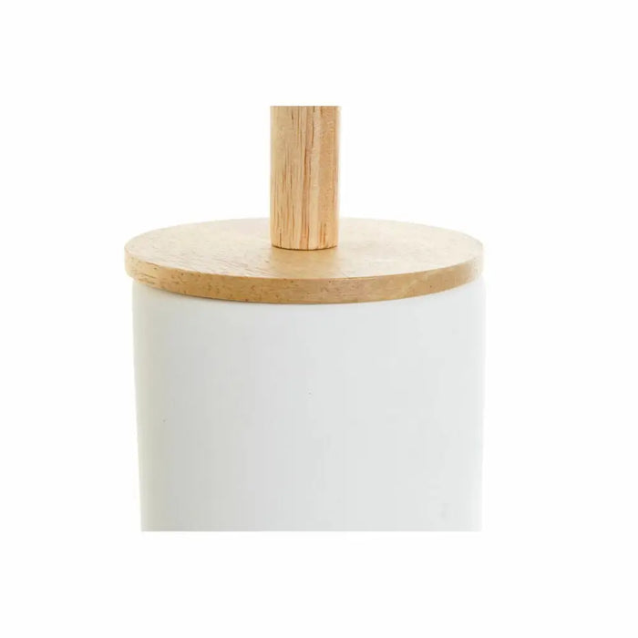 Четка за Баня DKD Home Decor 10 x 10 x 38 cm Естествен Бял