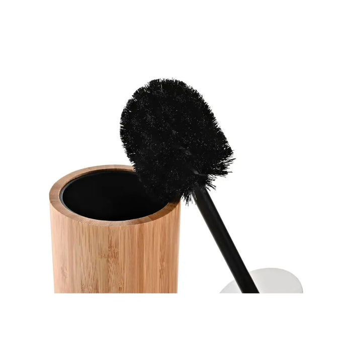 Четка за Баня DKD Home Decor Черен Естествен Бамбук 10 x 10