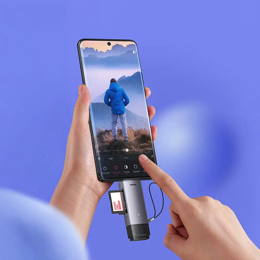 Четец за карти Baseus Lite Series USB-A/USB-C 3.0 SD/TF