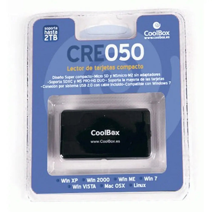 Четец за карти CoolBox CRCOOCRE050 Черен