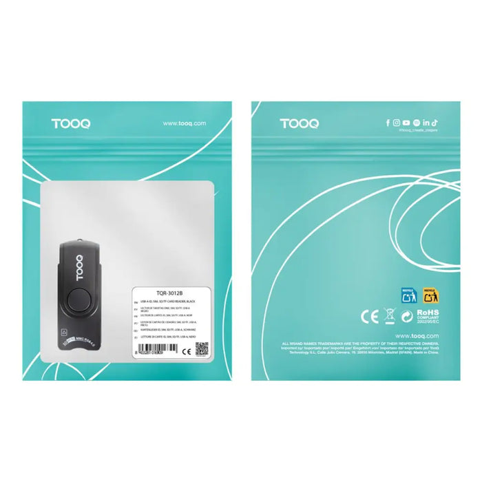 Четец за карти TooQ TQR-3012B