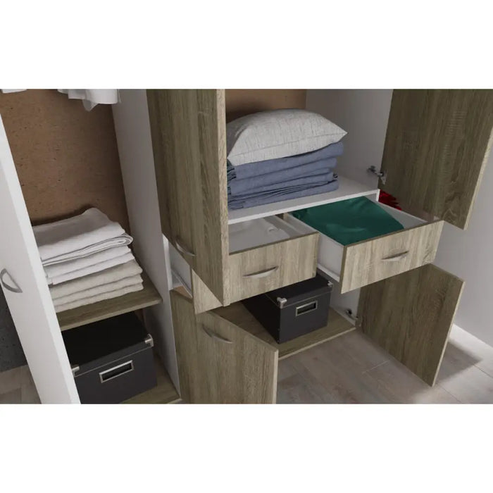 ЧЕТИРИКРИЛ ГАРДЕРОБ IRIM DELUX 180Х209Х52 СМ.