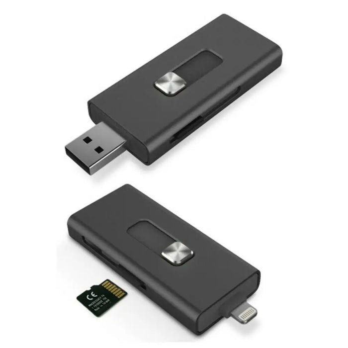 Четец за карти KSIX Micro SD Черен