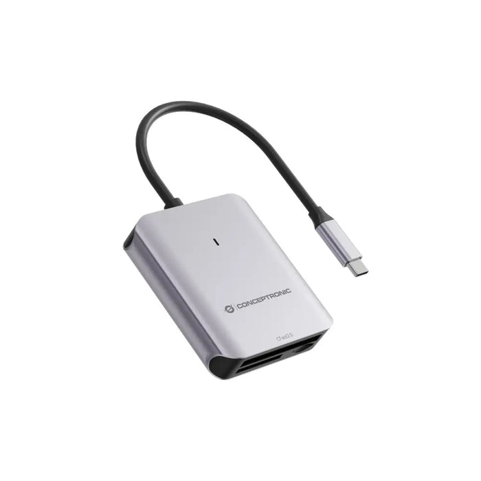 Четец за карти Conceptronic 3 en 1 USB 3.2 Gen 2 Сив