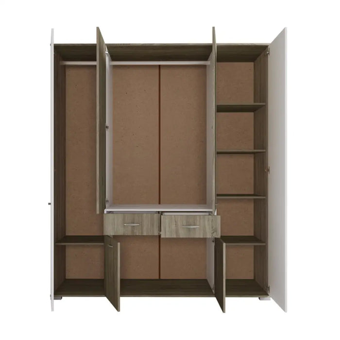 ЧЕТИРИКРИЛ ГАРДЕРОБ IRIM DELUX 180Х209Х52 СМ.