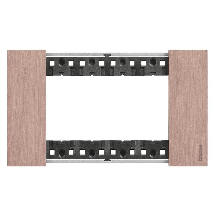 ЧЕТИРИМОДУЛНА РАМКА LN KA4804ZM LIVING NOW BITICINO - МЕД