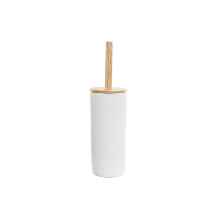 Четка за Баня DKD Home Decor 10 x 10 x 38 cm Естествен Бял