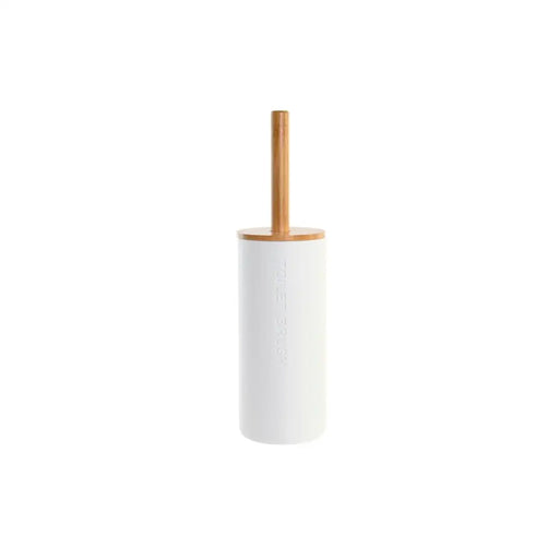 Четка за Баня DKD Home Decor 9 x 9 x 35,5 cm Естествен Бял
