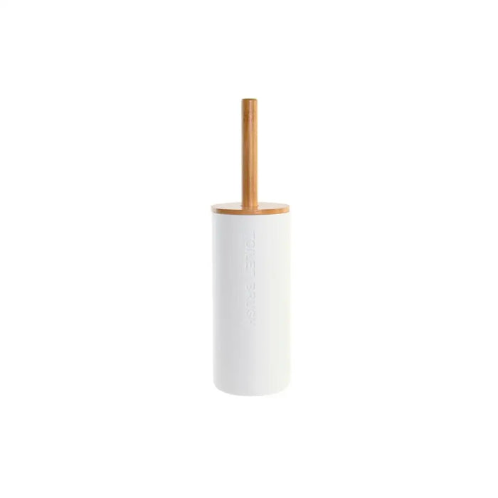 Четка за Баня DKD Home Decor 9 x 9 x 35,5 cm Естествен Бял