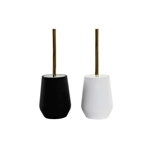 Четка за Баня DKD Home Decor Бял Черен Неръждаема стомана