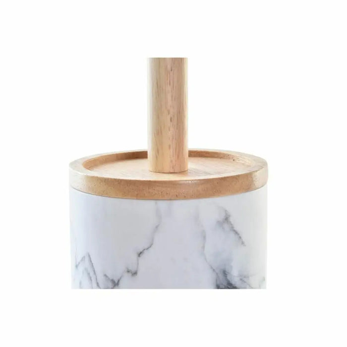Четка за Баня DKD Home Decor Бял Естествен Метал Смола