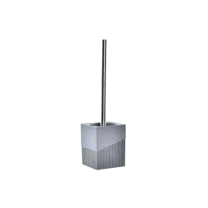 Четка за Баня DKD Home Decor Scandi Сребрист Сив Неръждаема