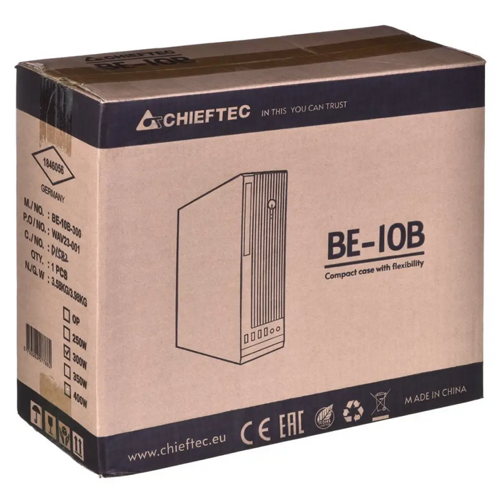 Chieftec BE-10B-300 computer case Small Form Factor (SFF)