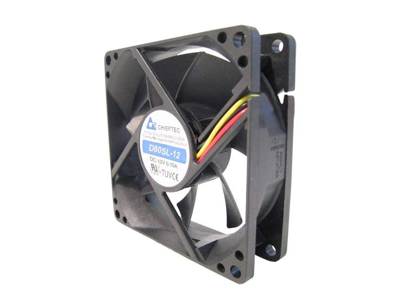 Chieftec AF-0825S компютърен охладител Кутия за компютър Черна