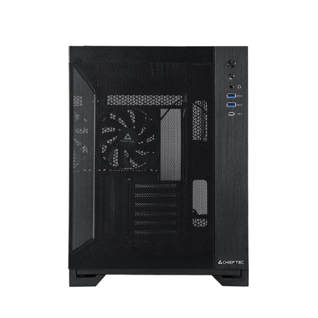 Chieftec mATX Gehäuse GM-30B-M-OP, черен Cube