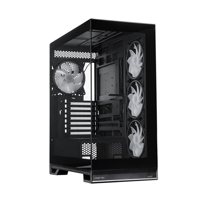 Кутия за компютър Chieftec GX-30B-OP, Midi Tower, Черна