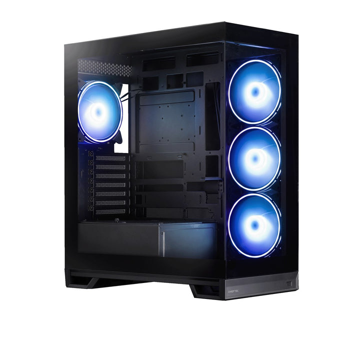 Кутия за компютър Chieftec GX-30B-OP, Midi Tower, Черна