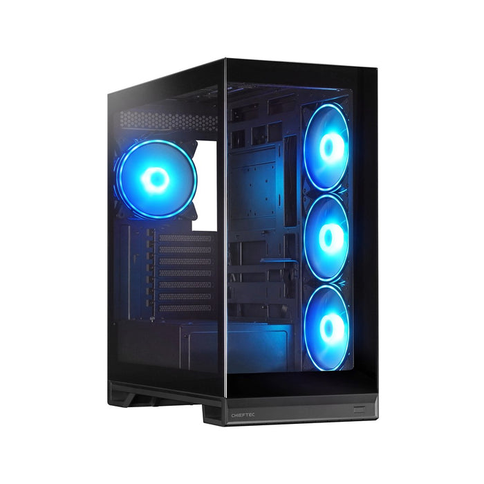 Кутия за компютър Chieftec GX-30B-OP, Midi Tower, Черна