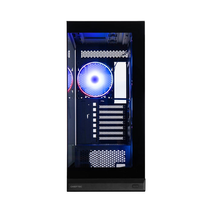 Кутия за компютър Chieftec GX-30B-OP, Midi Tower, Черна