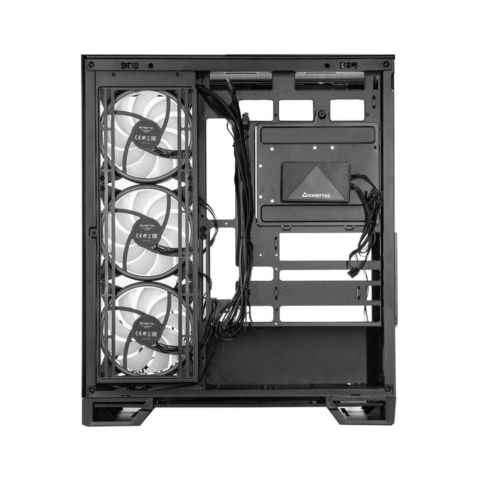 Кутия за компютър Chieftec GX-30B-OP, Midi Tower, Черна