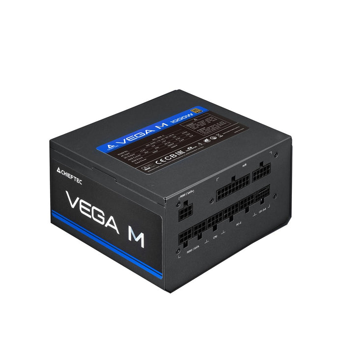 Захранващ блок Chieftec Vega PPG-1000-C, 1000 W, 24-пинов, ATX, ATX, бял