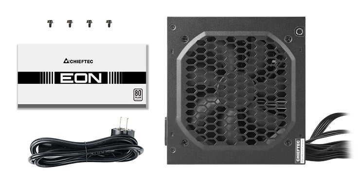 Захранващ блок Chieftec EON ZPU-400S 400 W 20+4 pin ATX ATX Черен