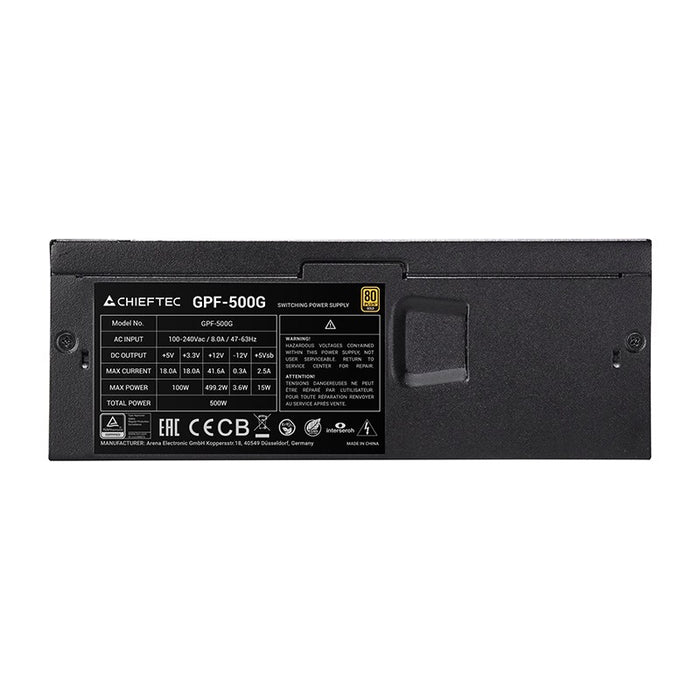Захранващ блок Chieftec Smart GPF-500G 500 W 24-пинов ATX TFX Черен