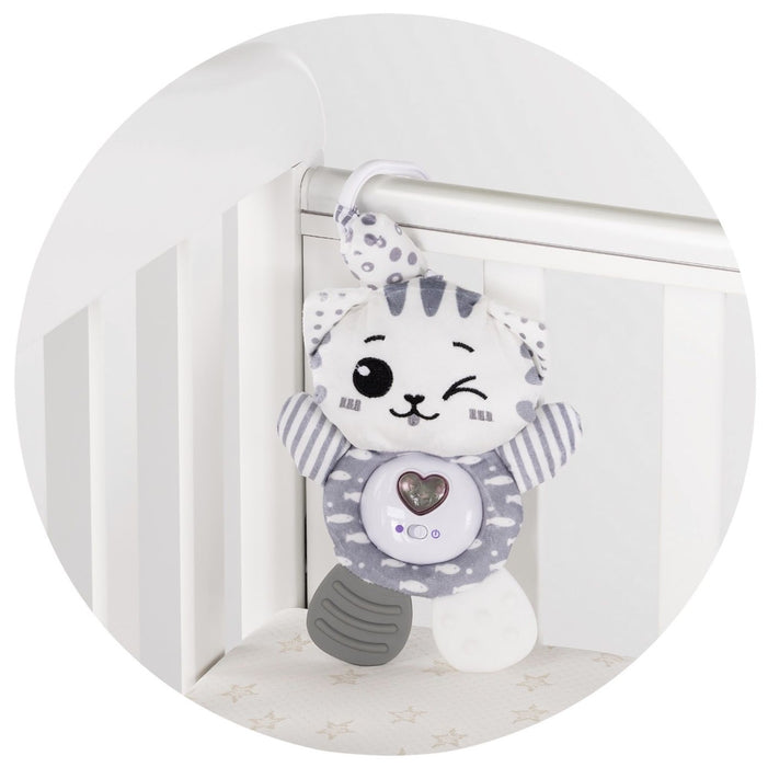 Плюшена играчка за количка и креватче Chipolino - Коте