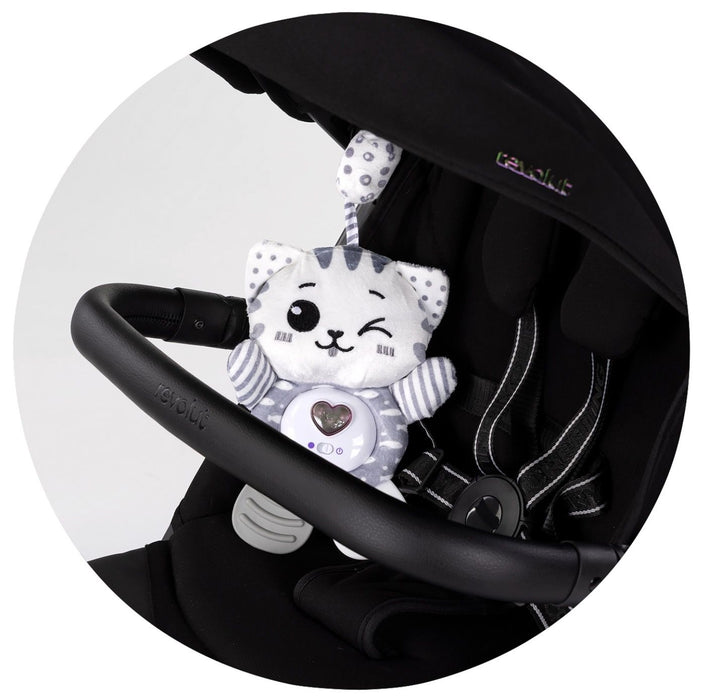 Плюшена играчка за количка и креватче Chipolino - Коте