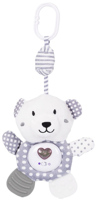 Плюшена играчка за количка и креватче Chipolino - Мече