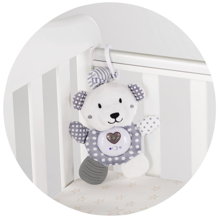 Плюшена играчка за количка и креватче Chipolino - Мече