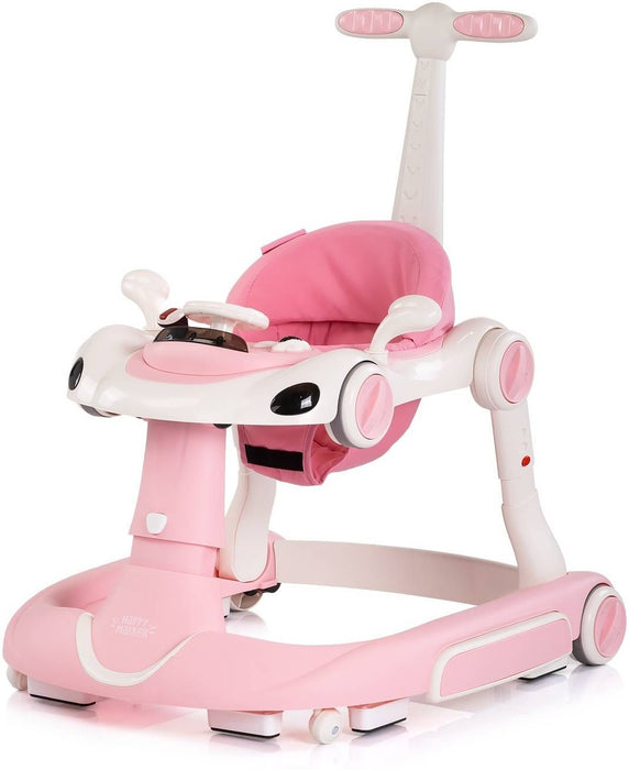 Детска проходилка 5 в 1 Chipolino - Happy Walker, розова