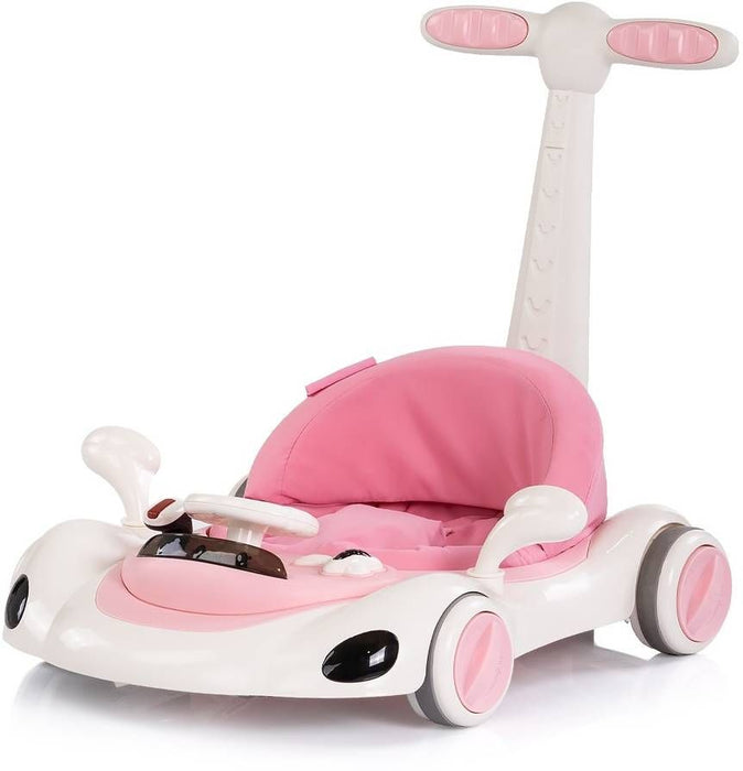 Детска проходилка 5 в 1 Chipolino - Happy Walker, розова
