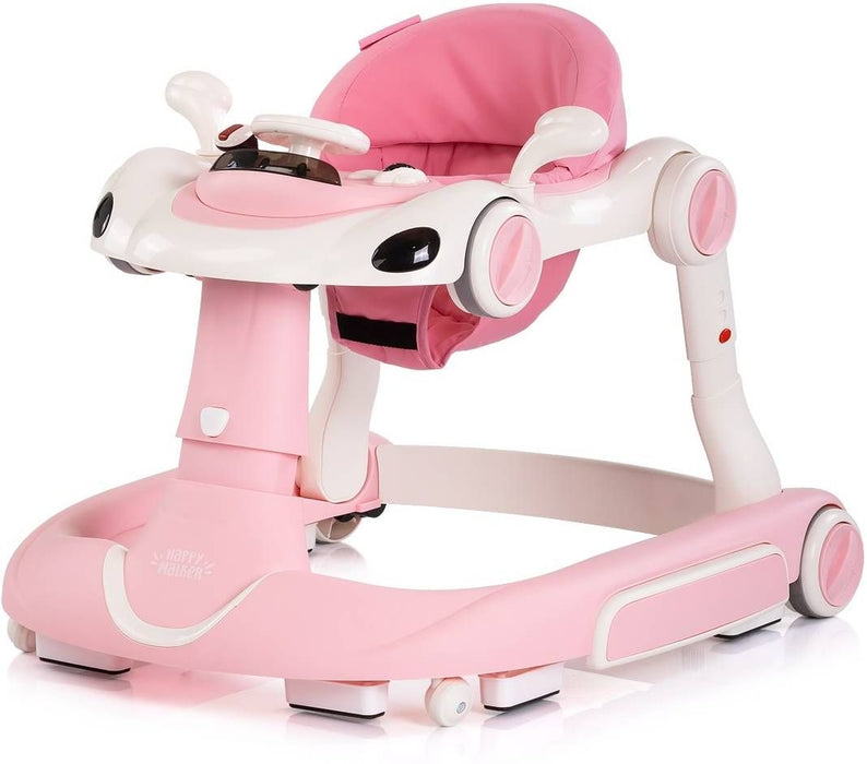 Детска проходилка 5 в 1 Chipolino - Happy Walker, розова