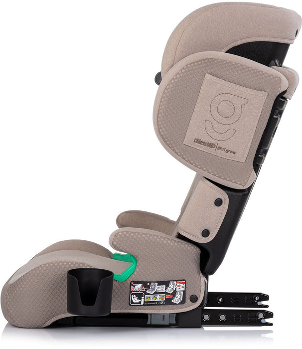 Стол за кола Chipolino - Go'n'Grow, i-Size, с IsoFix, 100-150 cm, лате