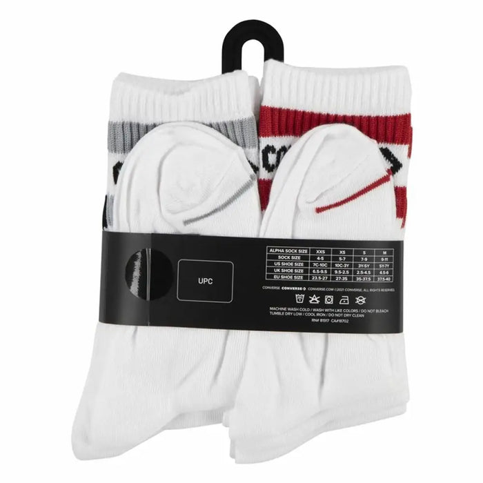 Чорапи Converse Wordmark Crew Бял (5-7 години)