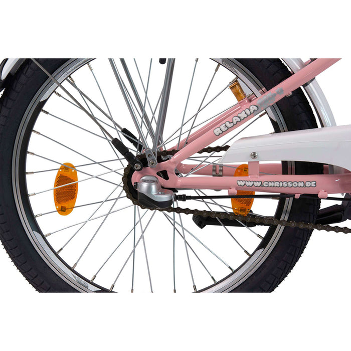 ВЕЛОСИПЕД CHRISSON RELAXA 3.0 PINK 20" 102018 СКОРОСТИ 3, SHIMANO NEXUS, РАМКА АЛУМИНИЕВА